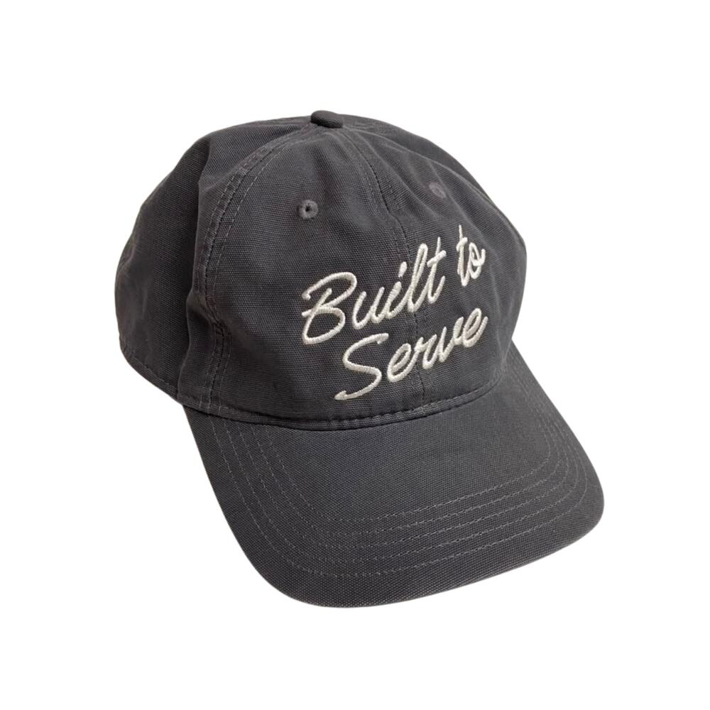 Carhartt "Built to Serve" canvas cap in Slate